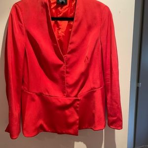 Bergdoff Goodman Red 96% silk Jacket